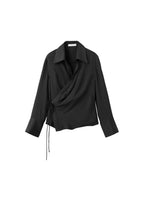 Chemise Satinée Croisée
