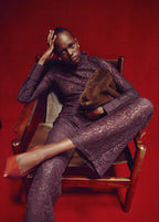 Pantalon Droit Dentelle