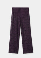 Pantalon Droit Dentelle