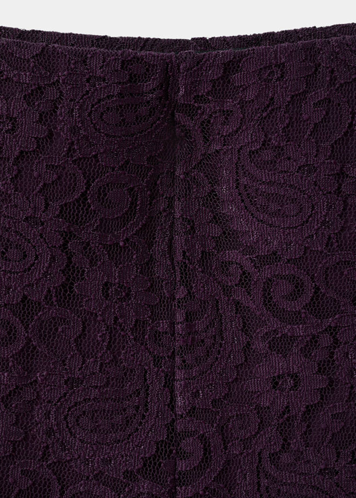 Pantalon Droit Dentelle