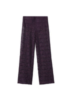 Pantalon Droit Dentelle