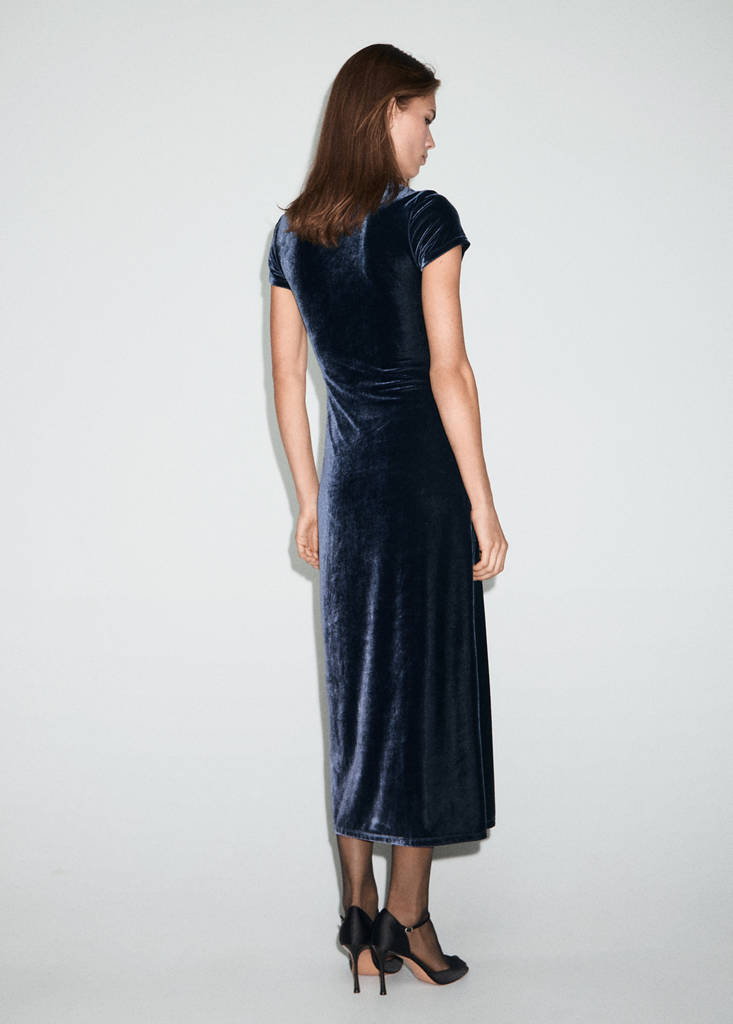 Robe Velours Brandebourgs Ouverture