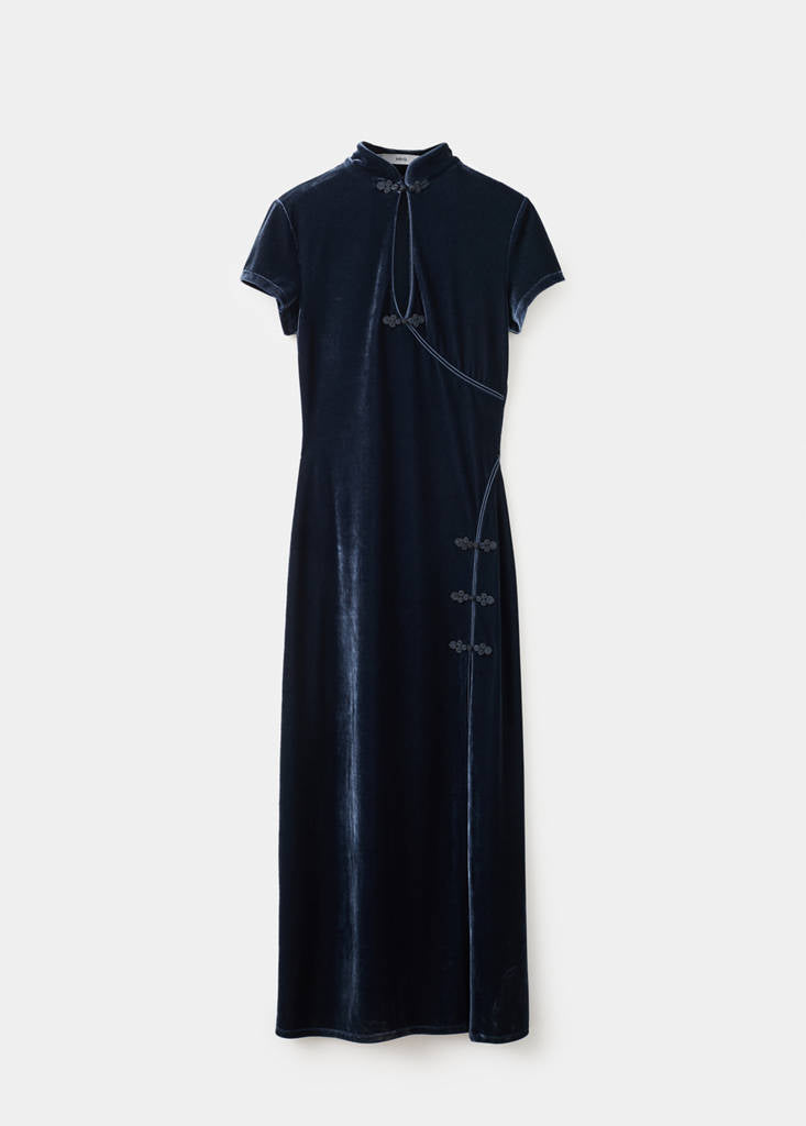 Robe Velours Brandebourgs Ouverture