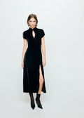 Robe Velours Brandebourgs Ouverture