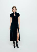 Robe Velours Brandebourgs Ouverture