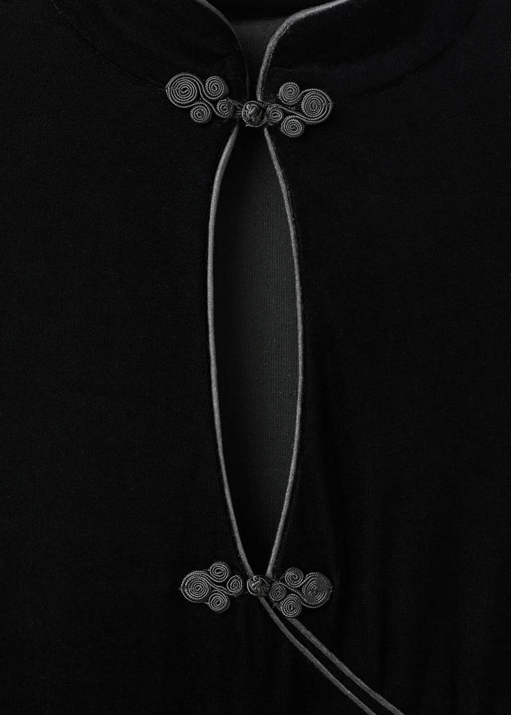 Robe Velours Brandebourgs Ouverture