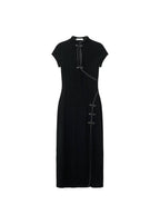 Robe Velours Brandebourgs Ouverture