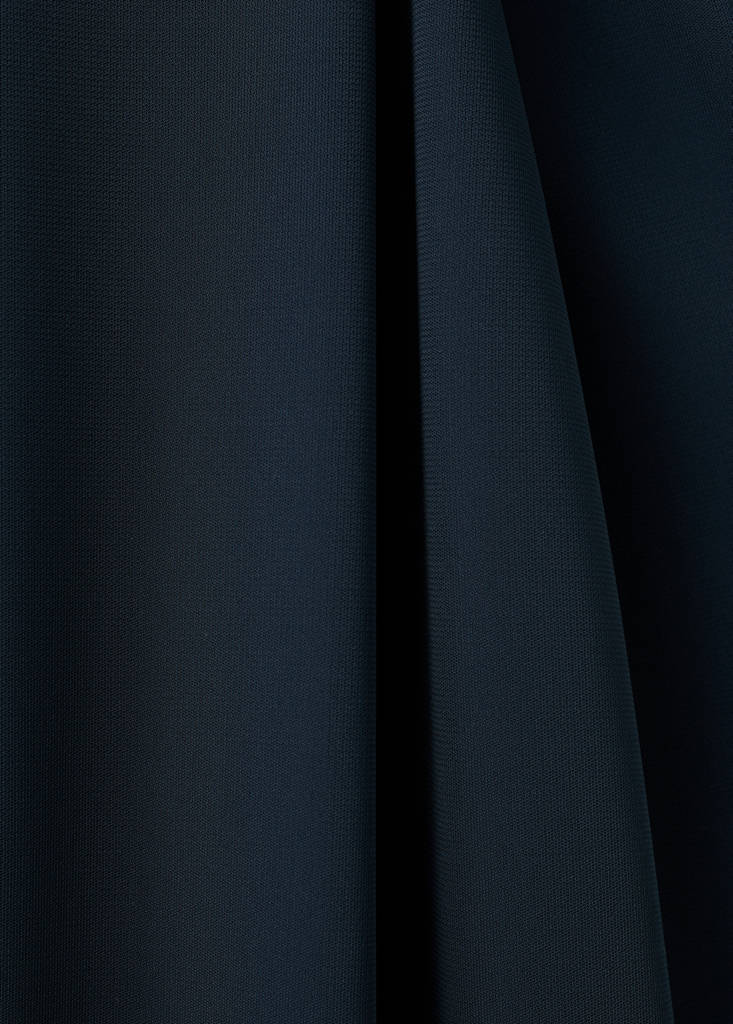 Robe En Maille Fine Avec Col Ras-De-Cou