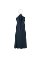 Robe En Maille Fine Avec Col Ras-De-Cou