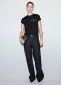T-Shirt Message Strass