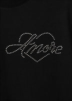 T-Shirt Message Strass