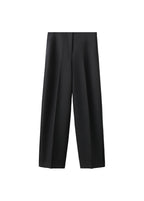 Pantalon Costume Laine Mélangée