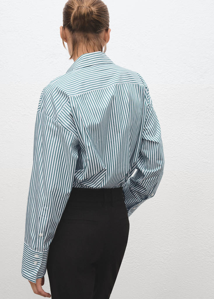 Chemise À Rayures Oversize