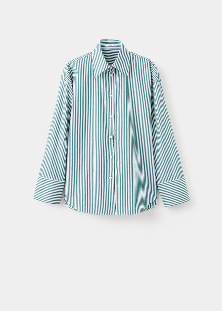 Chemise À Rayures Oversize