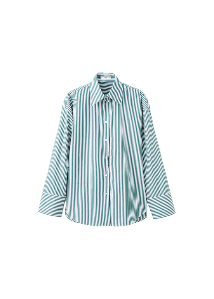 Chemise À Rayures Oversize