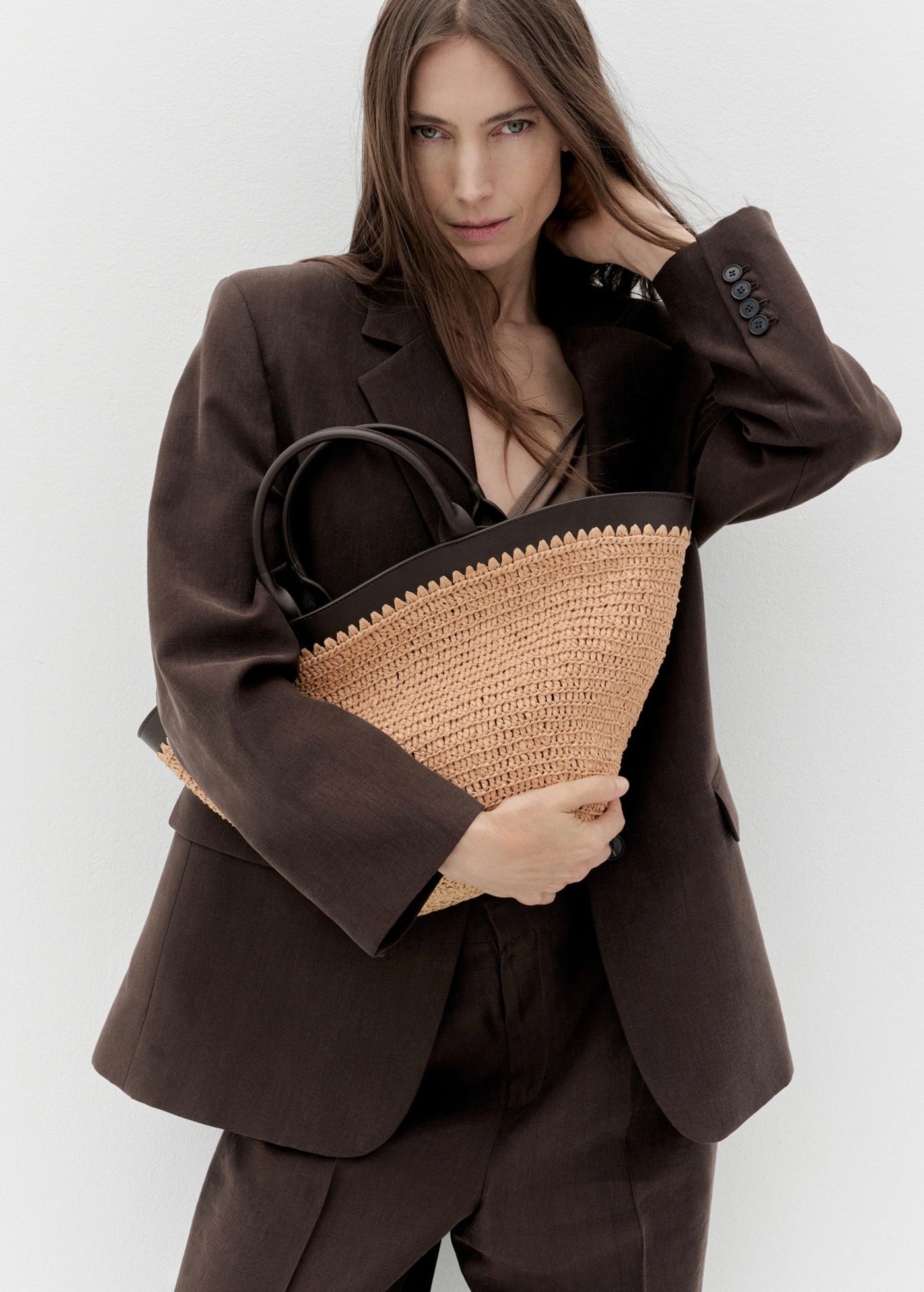 Grand Sac Double Anse Fibre Naturelle