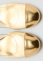 Chaussures À Talons Combinés En Vinyle