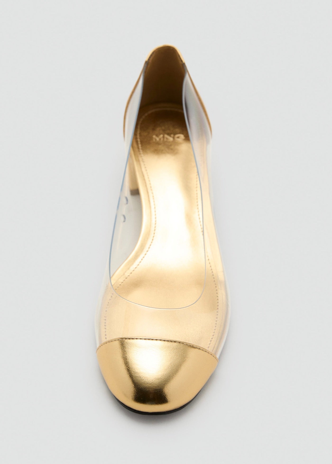 Chaussures À Talons Combinés En Vinyle