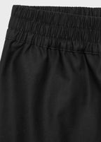 Short En Satin Bas Brodé