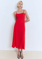 Robe Midi Ns_x0001_Ud Au Dos