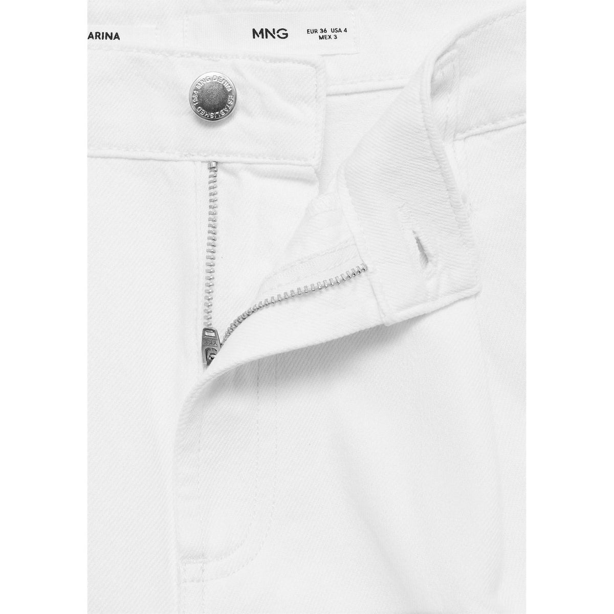 Bermuda En Jean Taille Normale À Pinces