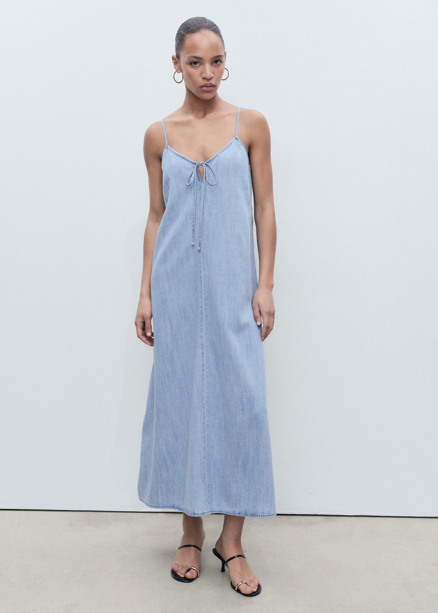 Robe En Jean Bretelles