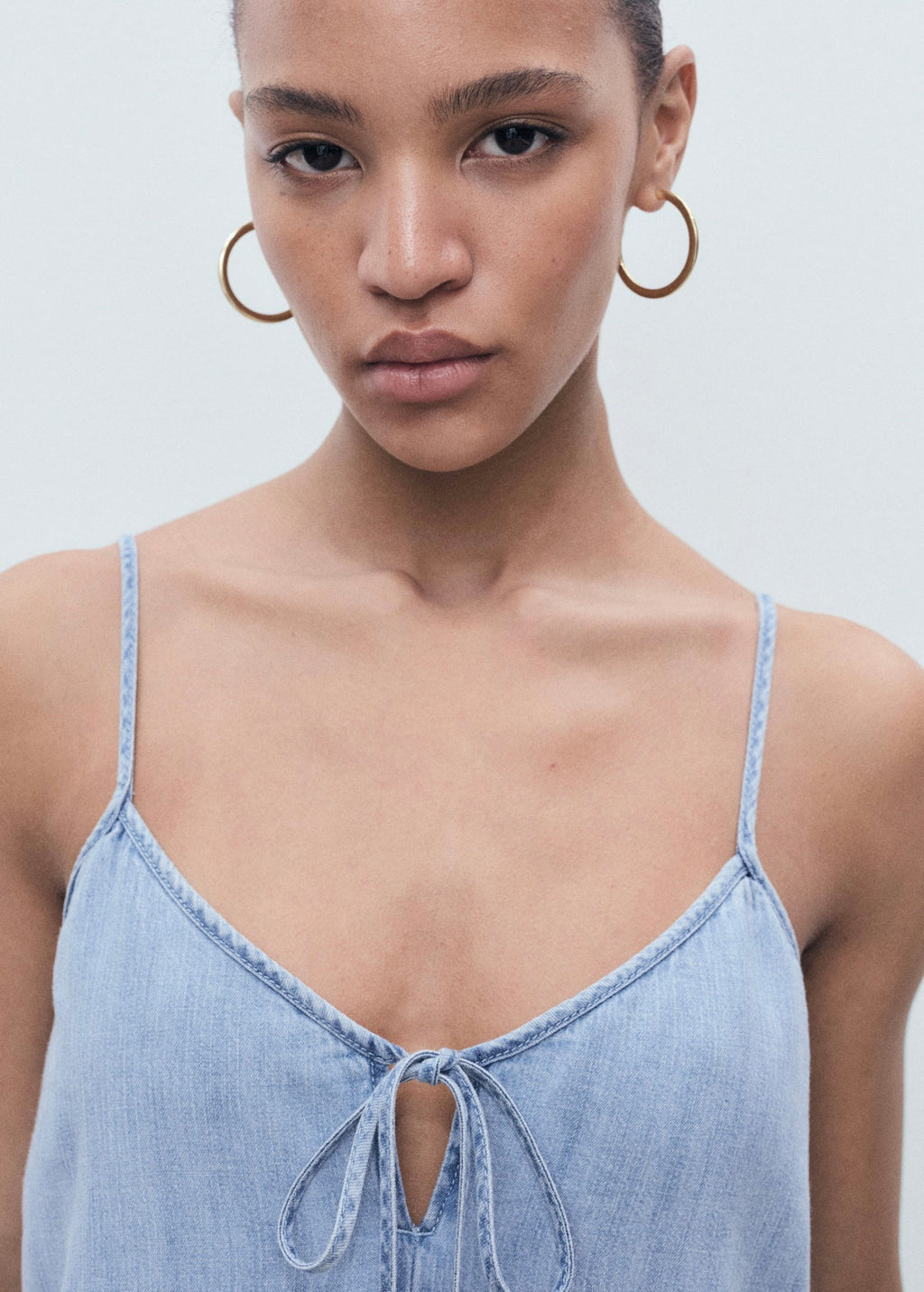 Robe En Jean Bretelles