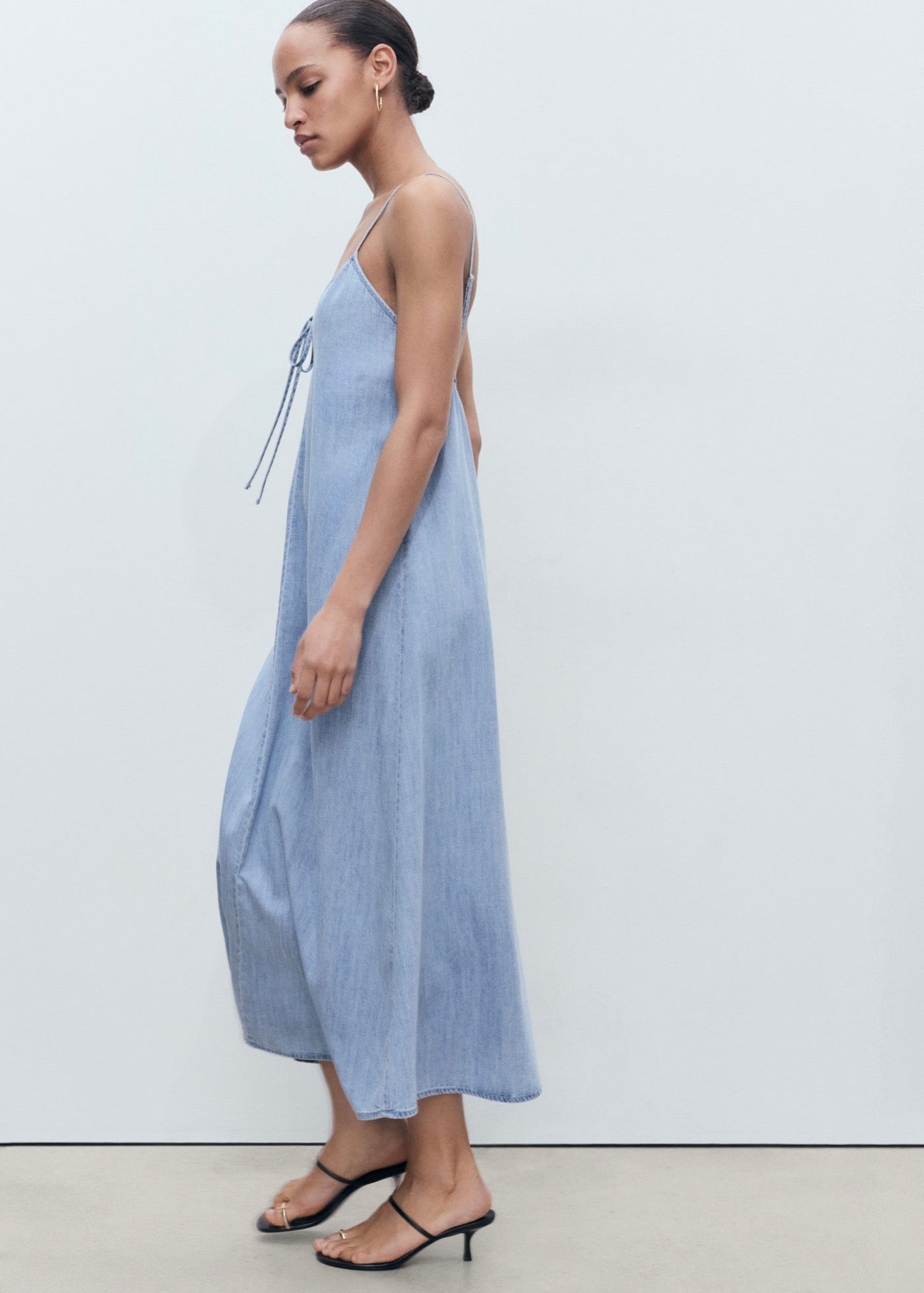 Robe En Jean Bretelles