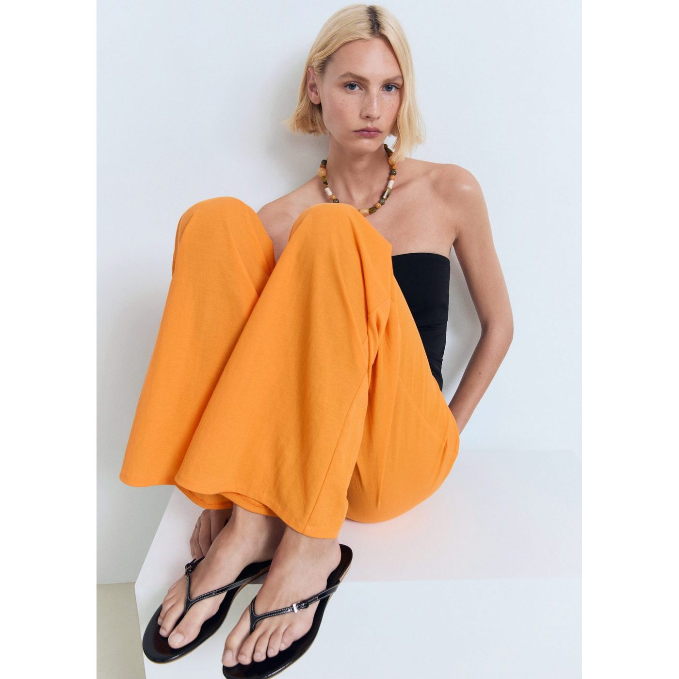 Pantalon Evans - Orange