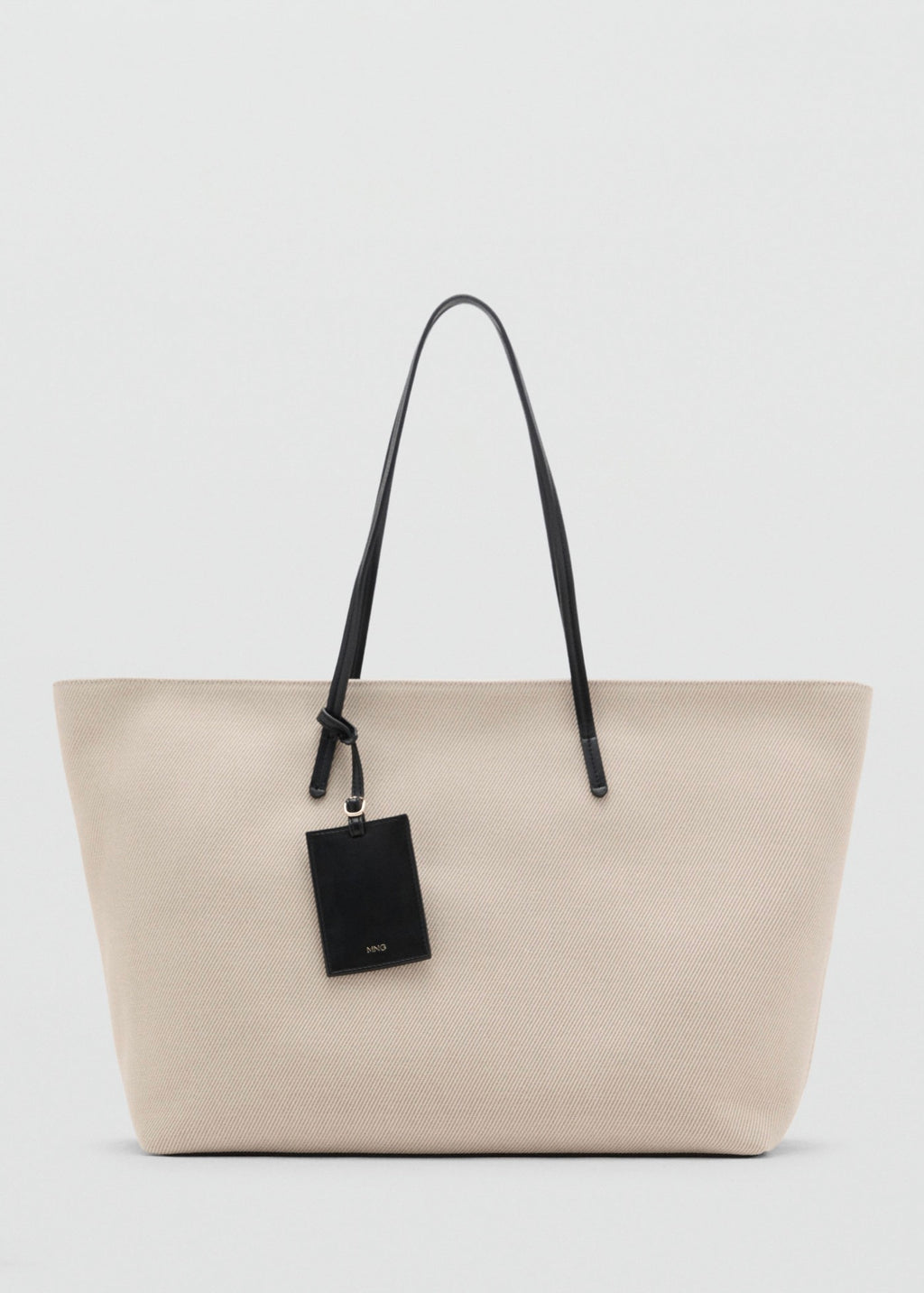 Sac Cabas En Toile À Contraste