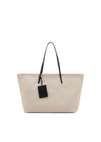 Sac Cabas En Toile À Contraste
