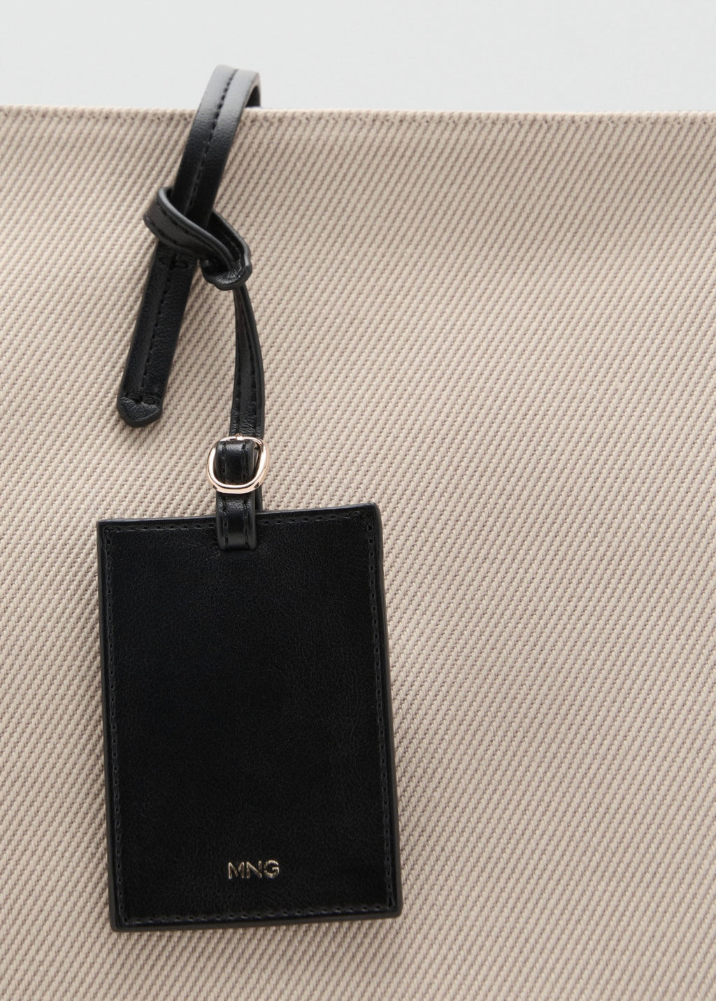 Sac Cabas En Toile À Contraste