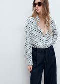 Chemise À Imprimé Géométrique