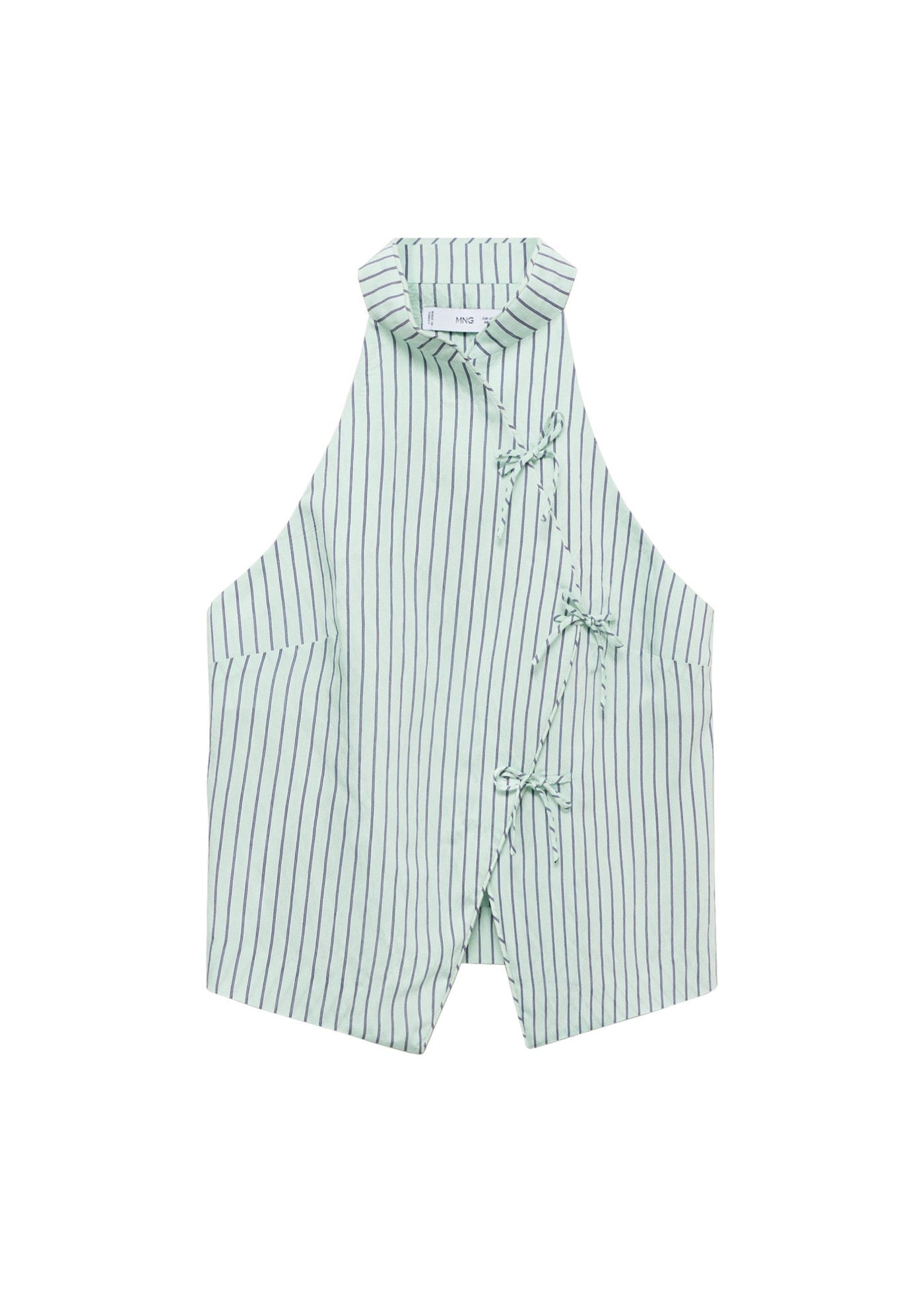 Haut Rayé Col Officier À Ns_x0001_Uds