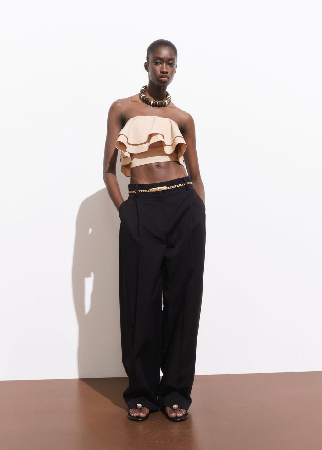 Haut Bustier À Volants