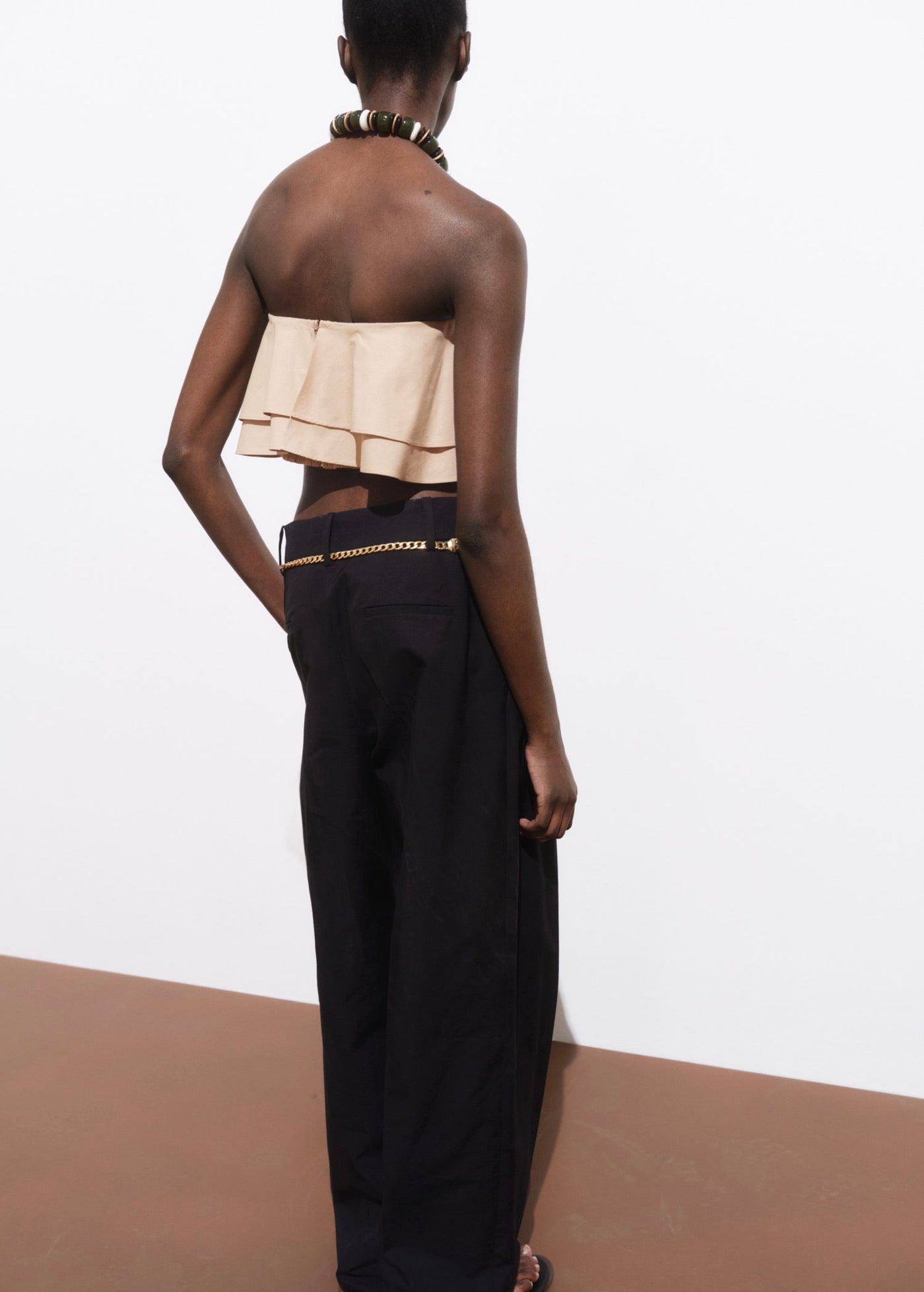 Haut Bustier À Volants