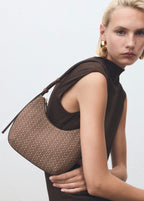 Sac Porté Épaule Logo Jacquard