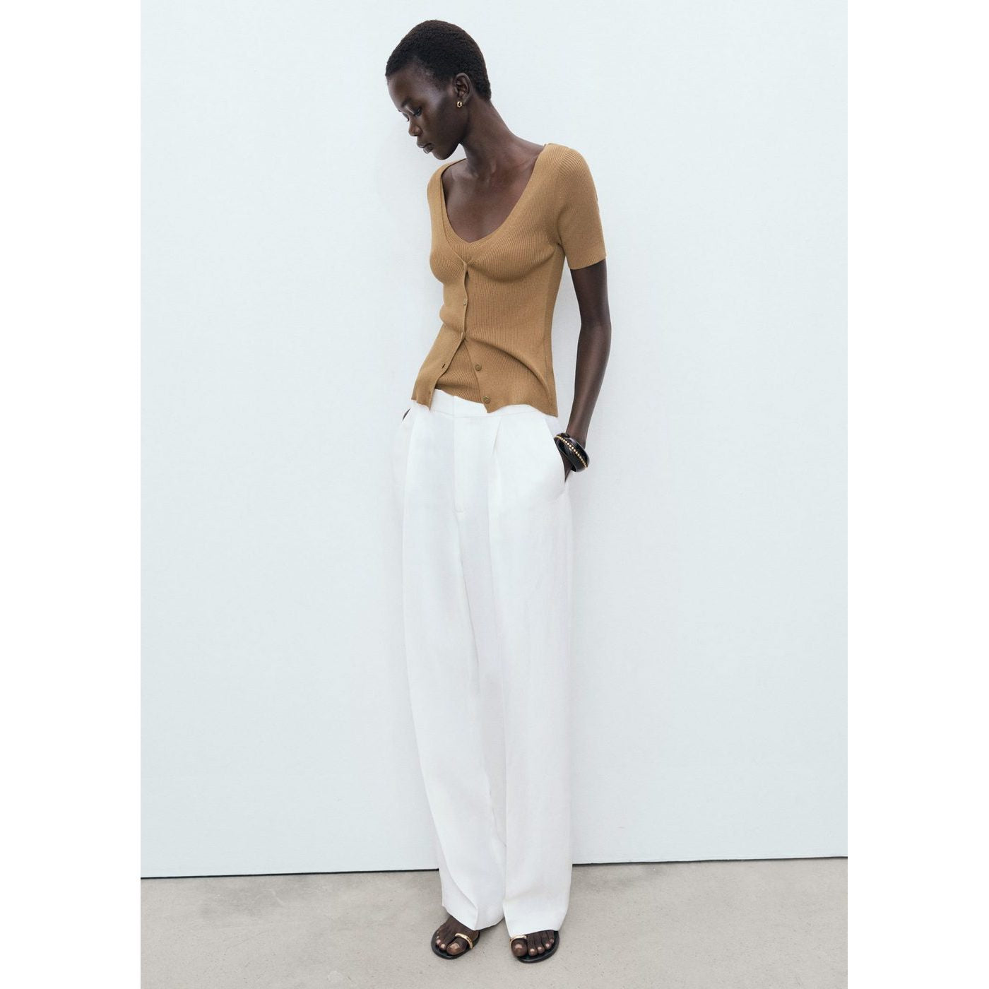 Pull Orquidea - Tobacco Brown