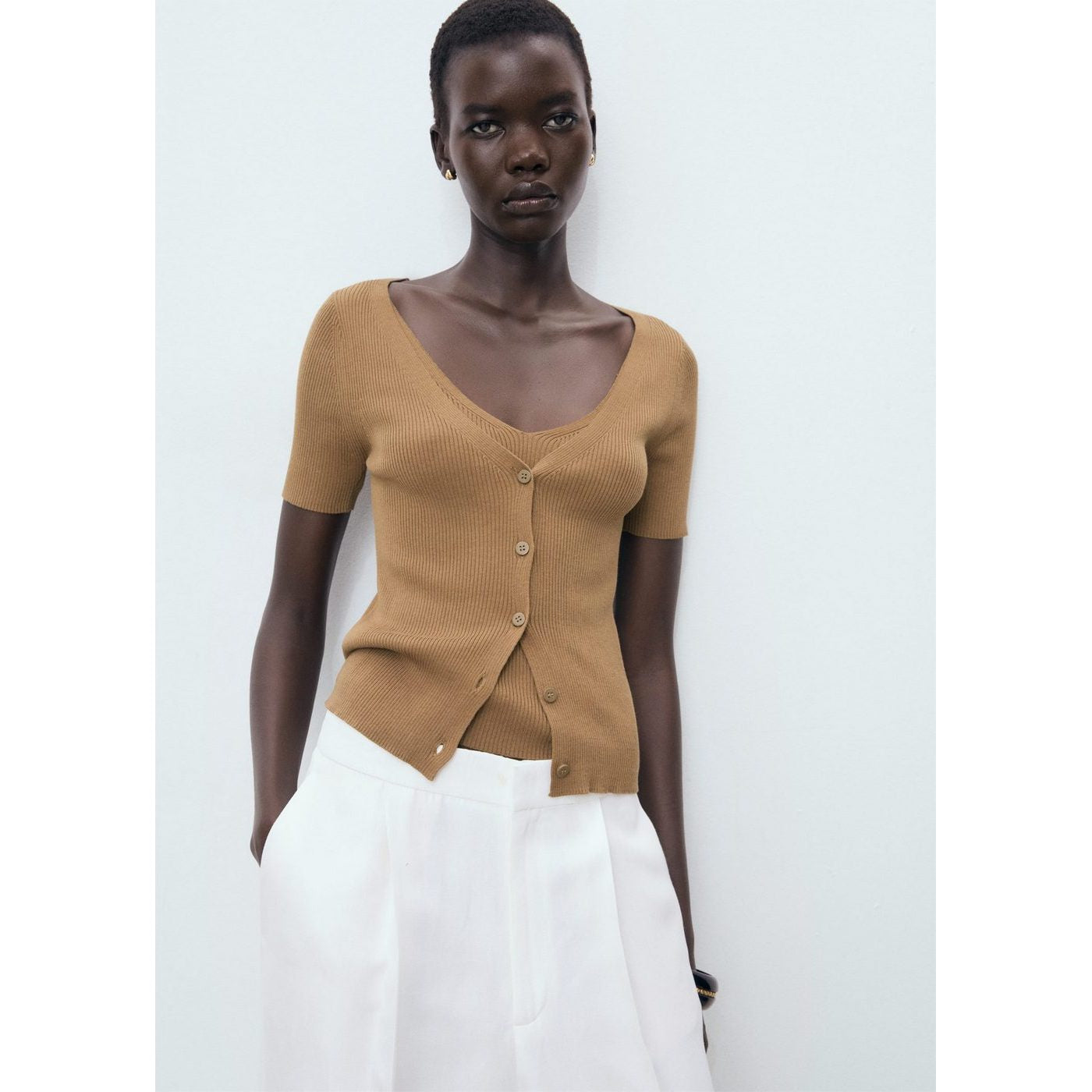 Pull Orquidea - Tobacco Brown