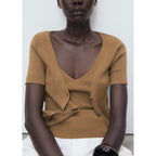 Pull Orquidea - Tobacco Brown