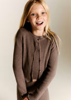 Cardigan Lyra Marron - Fille