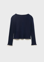 Lyra Navy Blue Cardigan - Girl
