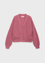 Cardigan Rose Cerise - Fille