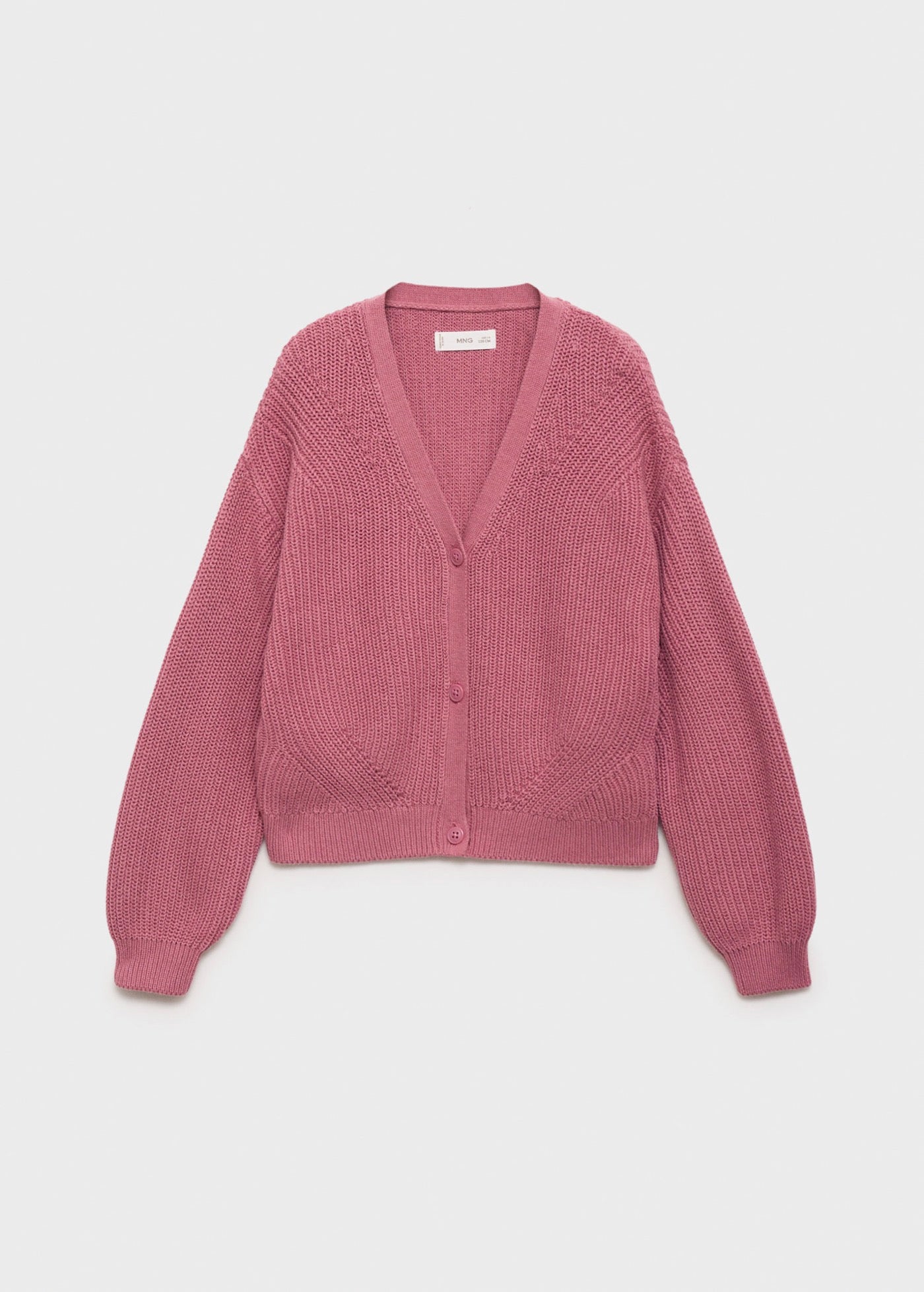 Cardigan Rose Cerise - Fille