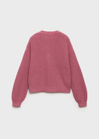 Cardigan Rose Cerise - Fille