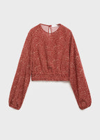 Blouse Lolita Orange Brûlé - Fille