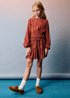 Blouse Lolita Orange Brûlé - Fille