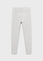 Legging Sport Gris Clair Chiné - Fille