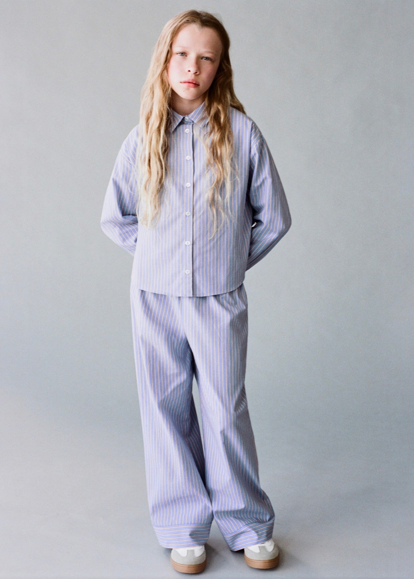 Chemise Claudia Bleu - Fille