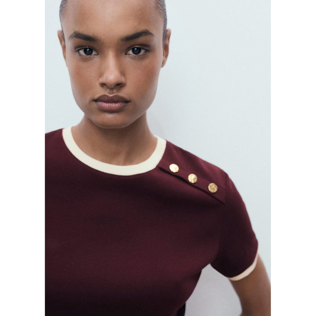 T-Shirt Pirti - Burgundy
